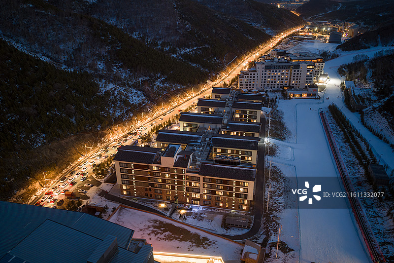 张家口崇礼云顶滑雪场北京冬奥会会场图片素材