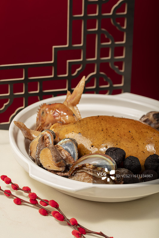 八宝文昌鸡图片素材