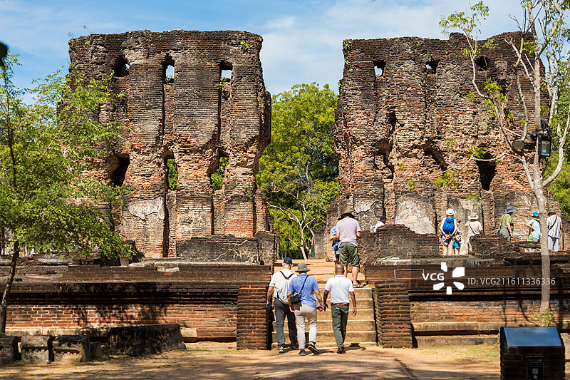 波隆纳鲁沃古城遗址图片素材