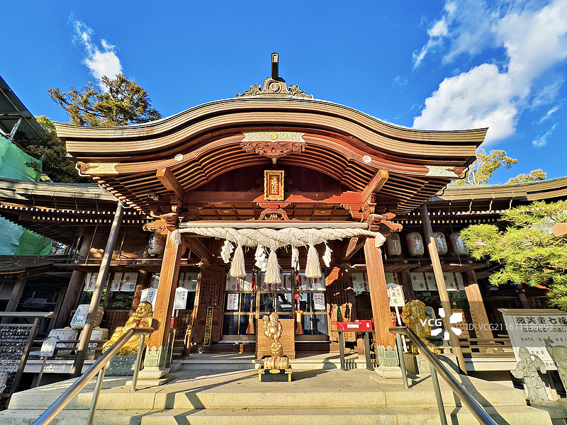 日本香川县高松市，田村神社（一宫大社）图片素材