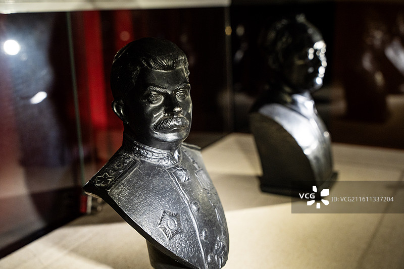 满洲里市博物馆斯大林雕像图片素材