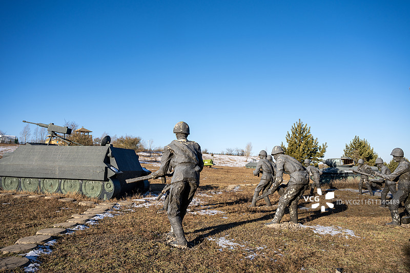 世界反法西斯战争海拉尔纪念园图片素材