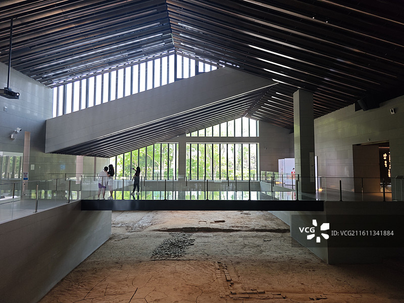 安仁坊遗址展示馆古代历史展览建筑室内装饰图片素材