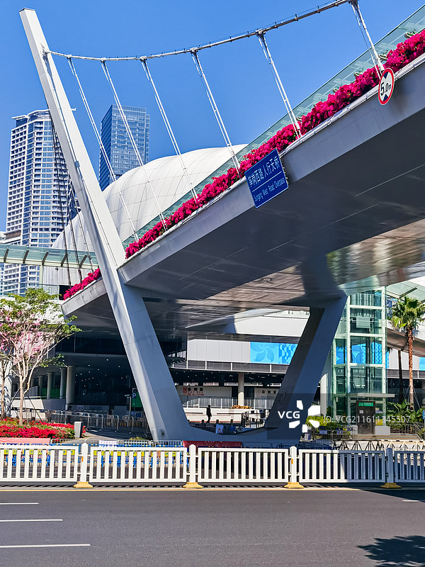 深圳城市马路天桥图片素材