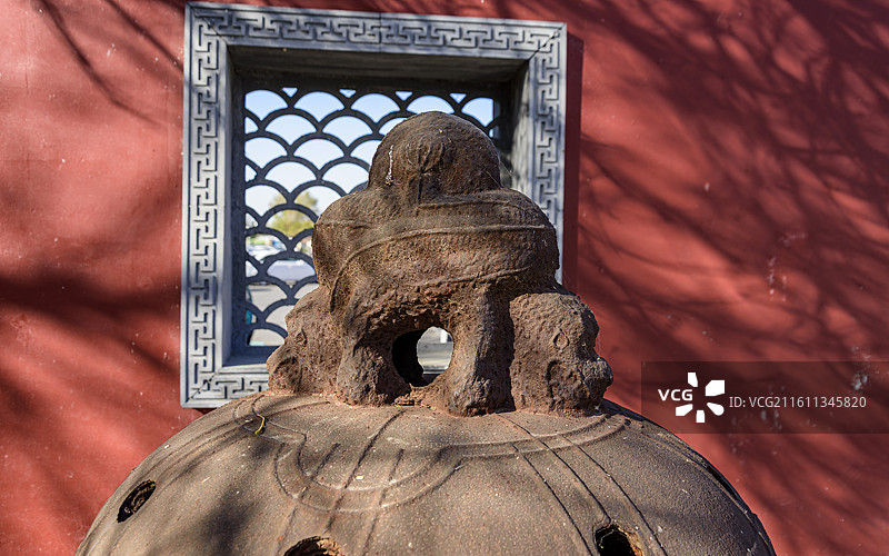 山东省聊城市东昌府区隆兴寺铁塔聊城铁塔图片素材