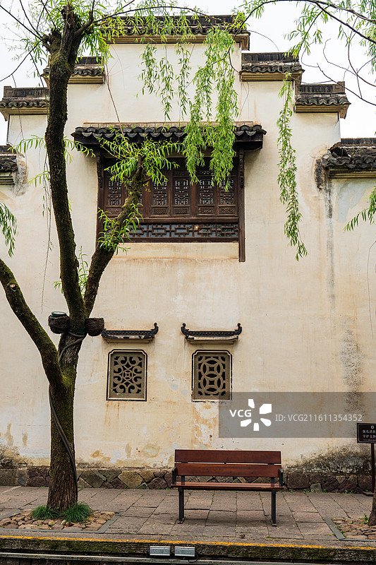 浙江诸暨西施故里鸬鹚湾古渔村图片素材