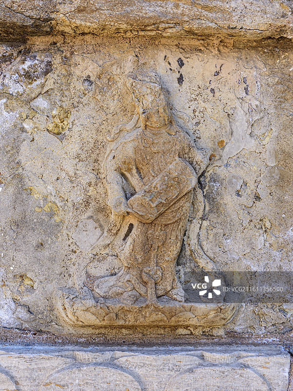 山东省聊城市东昌府区隆兴寺铁塔聊城铁塔图片素材