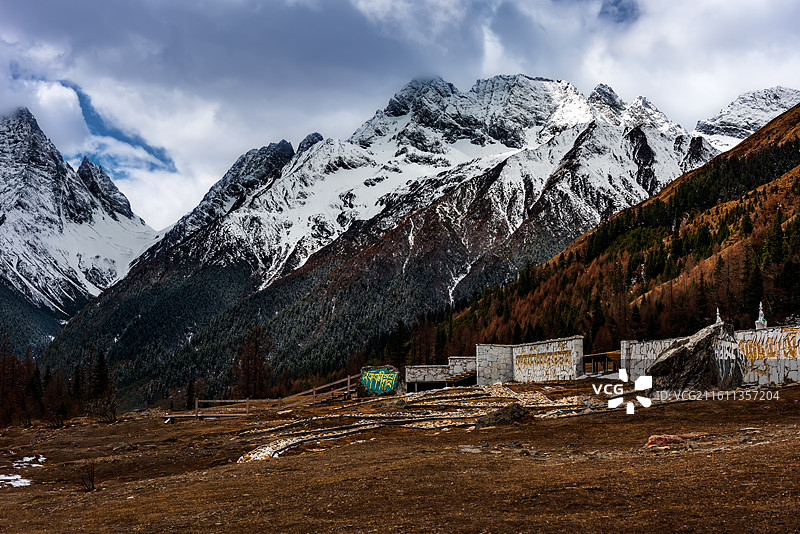 双桥沟风景图片素材