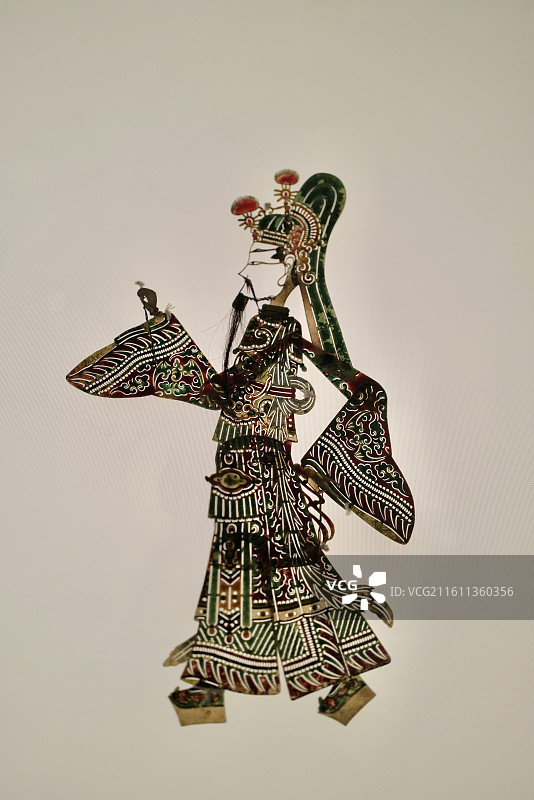 各色皮影偶造型艺术图片素材