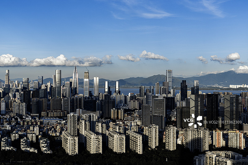 后海双子星图片素材