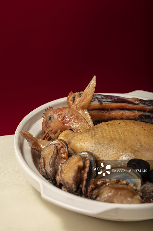 八宝文昌鸡图片素材