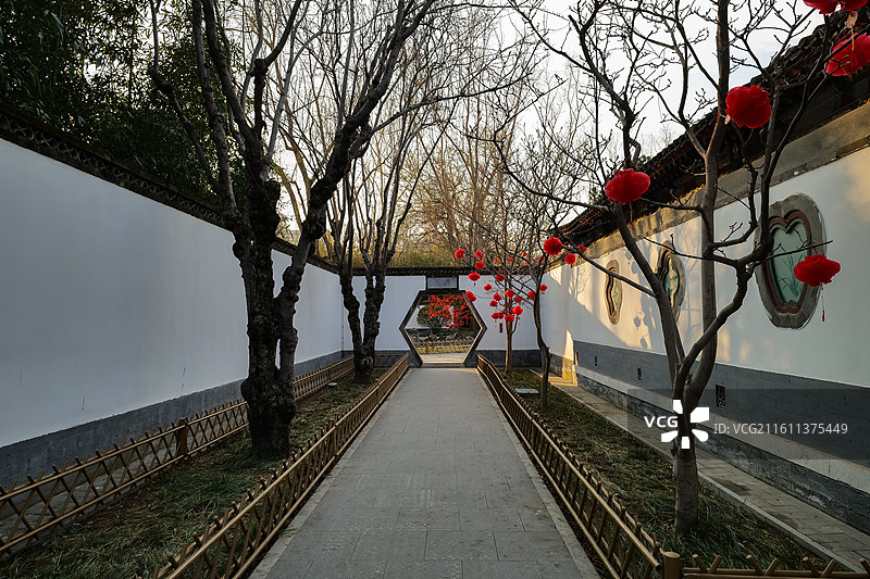 北京大观园风景图片素材