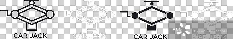 杰克细线图标集图片素材