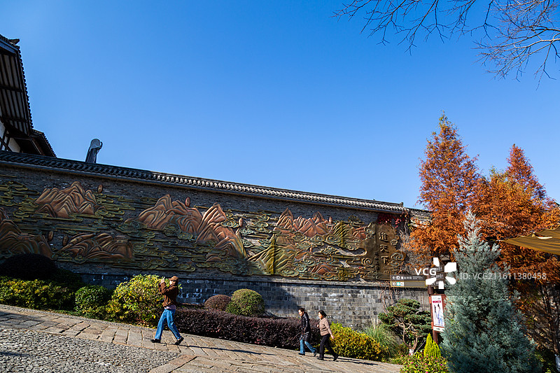 江苏省常州市金坛区东方盐湖城风光图片素材