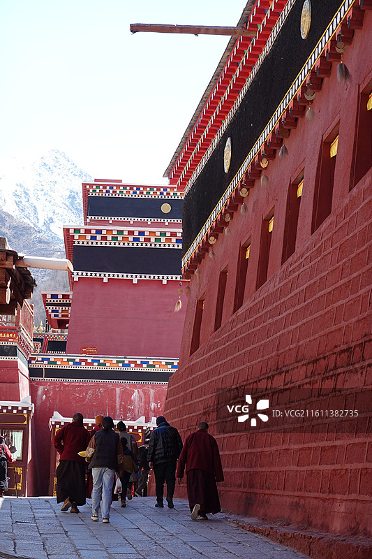 四川省甘孜州德格县德格印经院图片素材