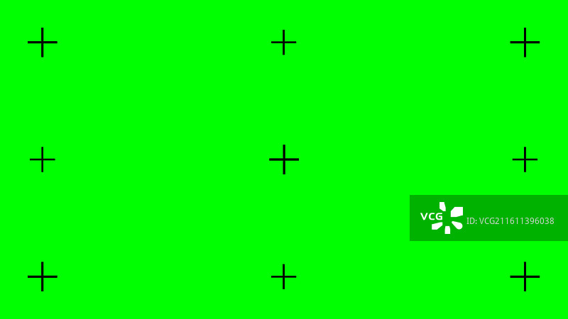 带有黑色跟踪十字的绿色背景图片素材