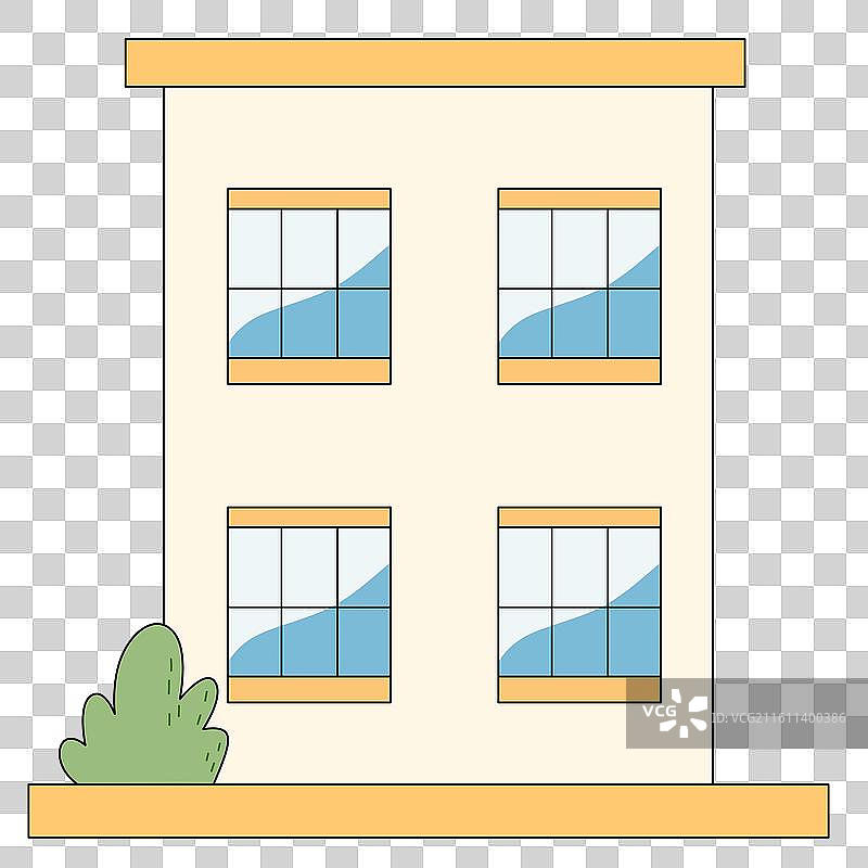 卡通教学楼图片素材