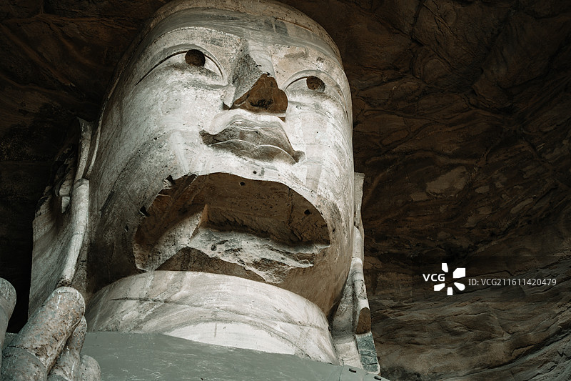 中国山西大同世界文化遗产云冈石窟高清图片图片素材