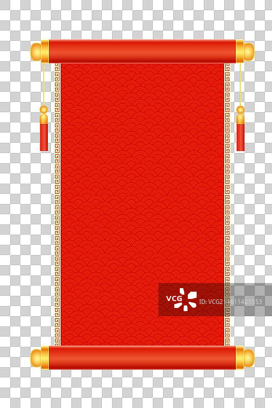 竖版卷轴图片素材