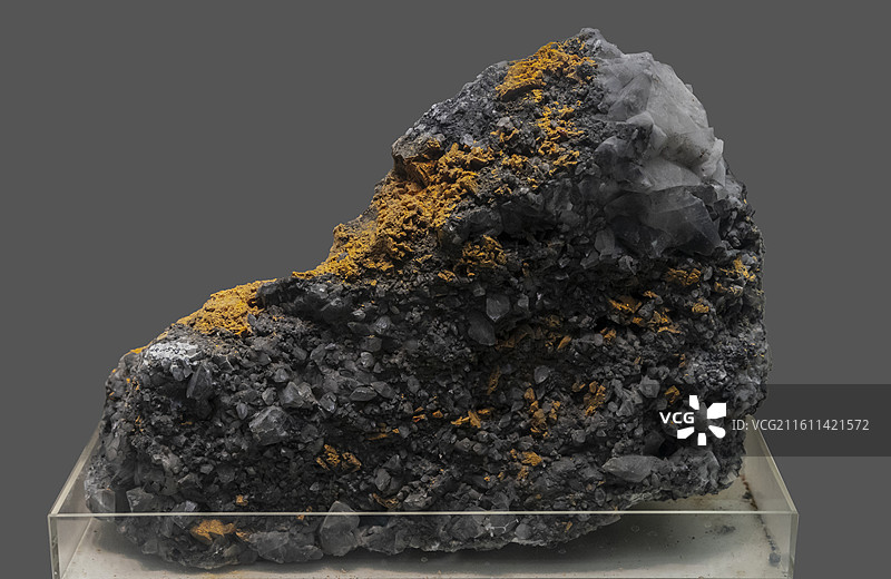 天津自然博物馆“家园·生命展区”：雄黄（湖南省石门产）图片素材