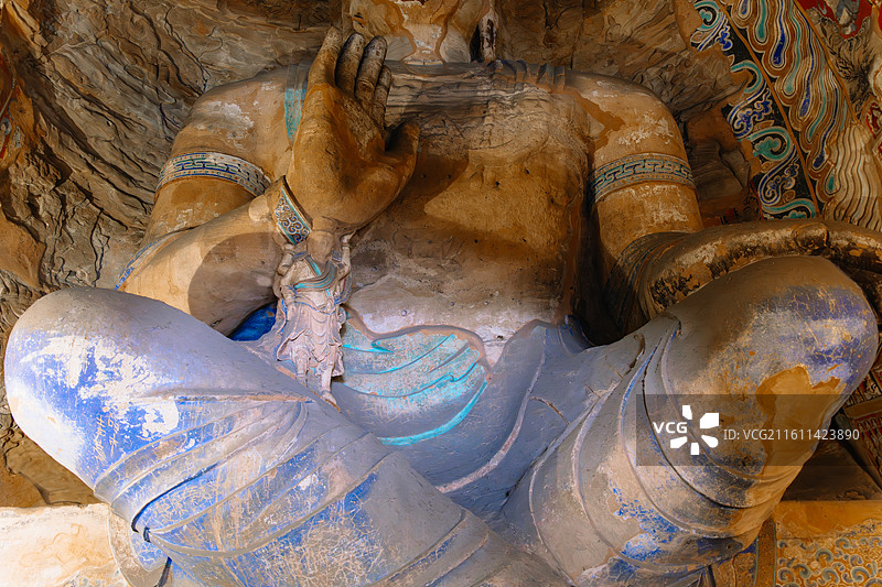 中国山西大同世界文化遗产云冈石窟高清图片图片素材