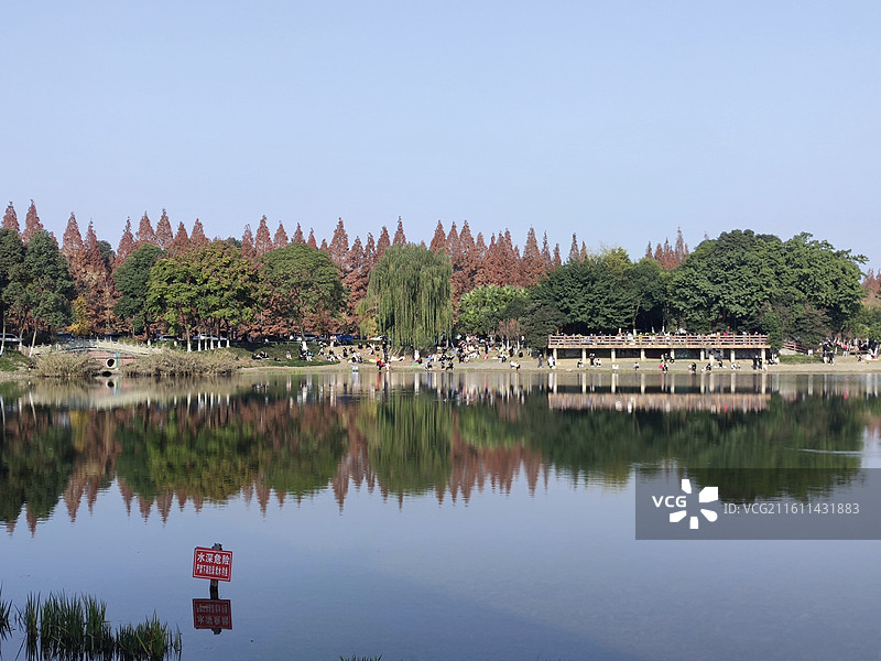 成都升仙湖公园图片素材