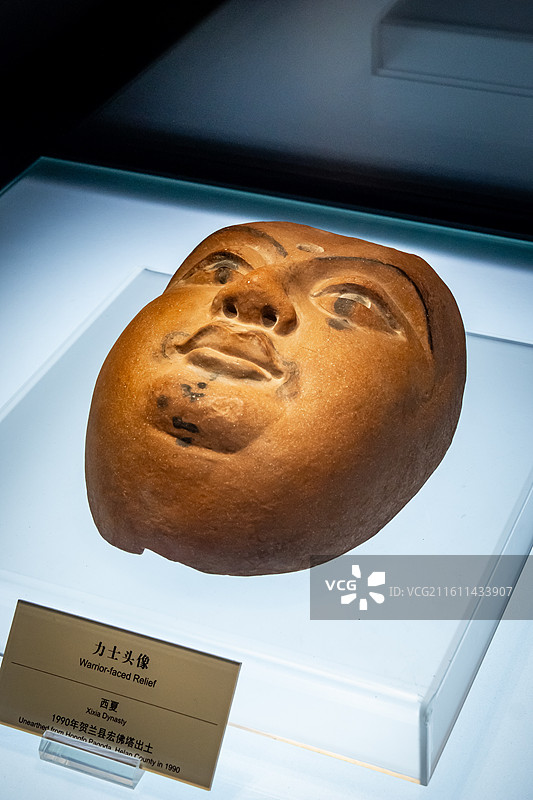 12月 冬天 冬季 宁夏 银川 西夏陵博物馆 建筑外部 内部文物图片素材