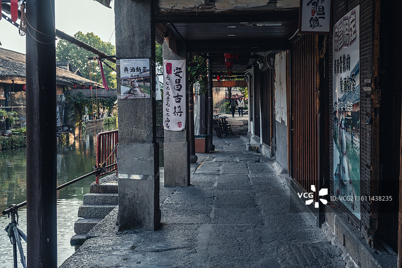 浙江绍兴安昌古镇图片素材