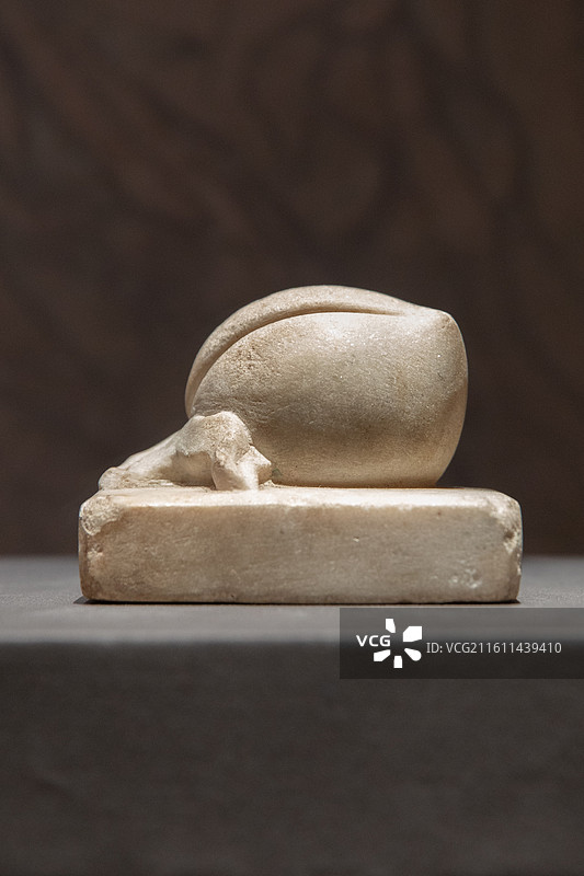 定州净志寺塔基地宫石桃图片素材