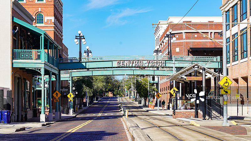 美国佛罗里达州坦帕古巴历史文化街区图片素材