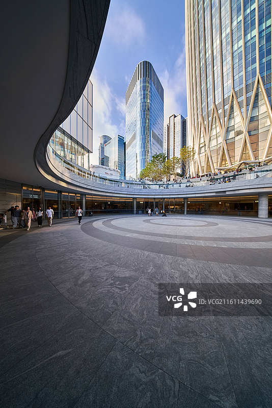 深圳南山后海CBD 深圳湾超级总部基地现代建筑景观图片素材