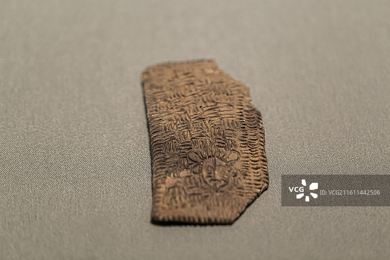 陶印模 西周早中期 江营遗址出土 首都博物馆“北京通史陈列”展图片素材