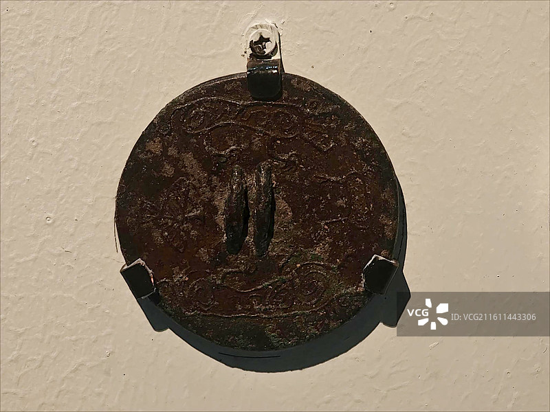 鸟兽纹铜镜 春秋 1957年河南三门峡上村岭虢国墓地出土 中国国家博物馆藏图片素材
