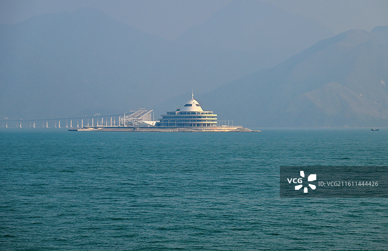 深圳市蛇口太子湾邮轮母港港珠澳大桥航线图片素材