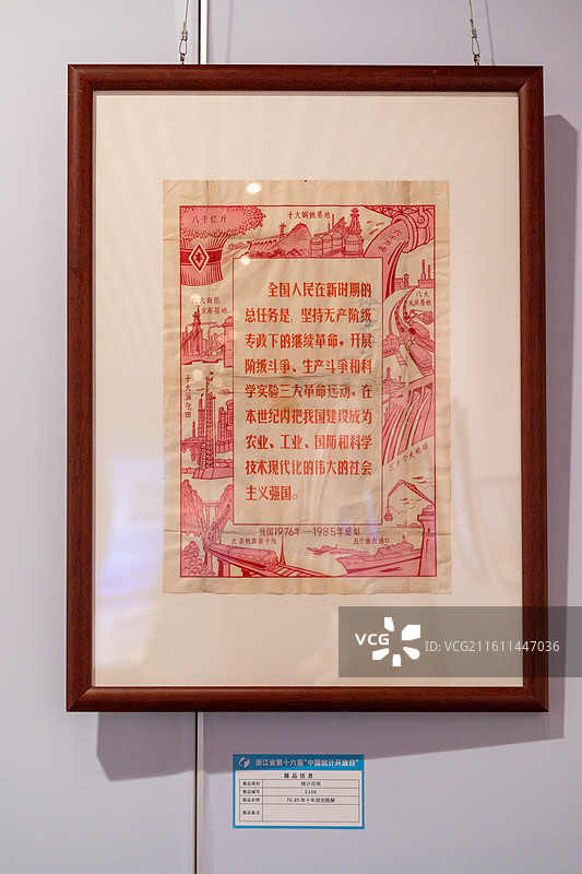 台州博物馆1976-1985年十年规划图解图片素材