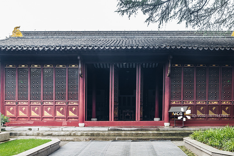 江苏常州溧阳市竹箦镇水西村的新四军江南指挥部纪念馆旧址图片素材