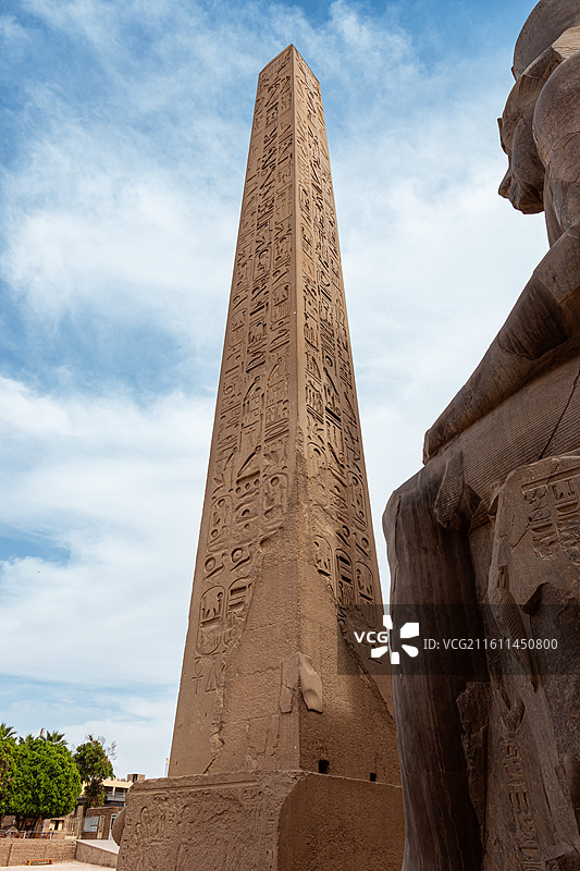 埃及卢克索神庙图片素材