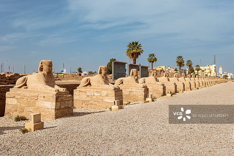 埃及卢克索神庙图片素材