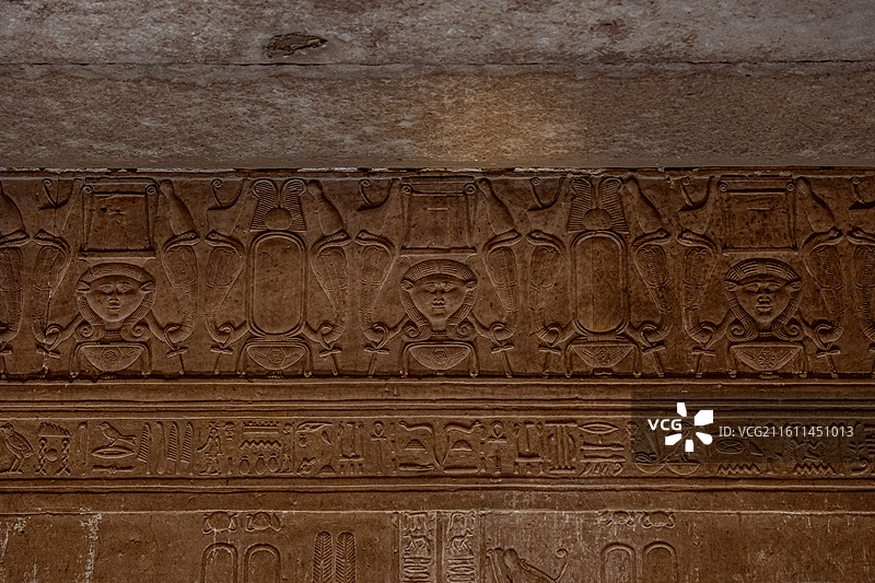 埃及卢克索丹德拉神庙图片素材