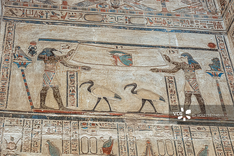 埃及卢克索丹德拉神庙图片素材