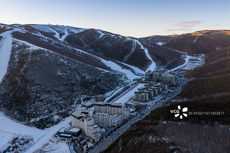 张家口崇礼云顶滑雪场北京冬奥会会场图片素材