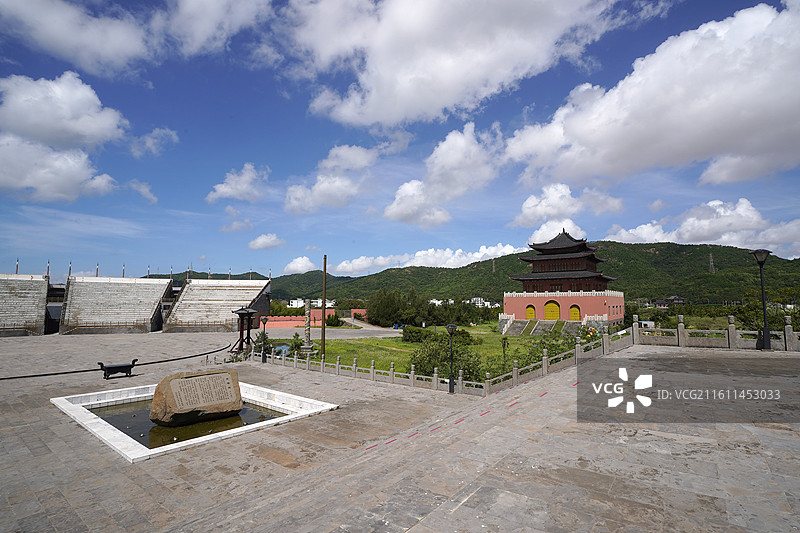 浙江省舟山市岱山县鹿栏晴沙景区图片素材