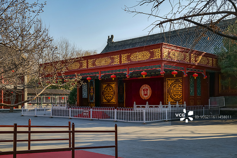 北京大观园-省亲别墅-戏台图片素材