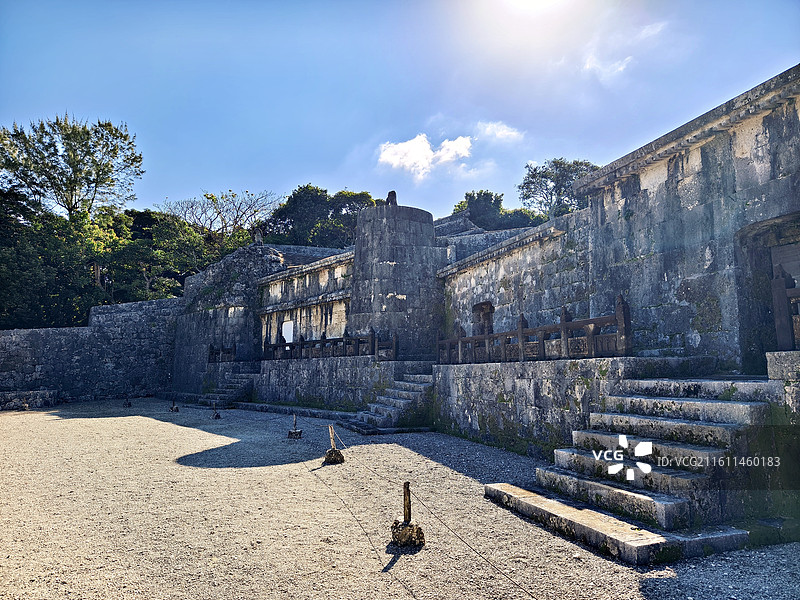 日本冲绳县那霸市，世界文化遗产玉陵（第二尚氏王朝历代陵墓）图片素材