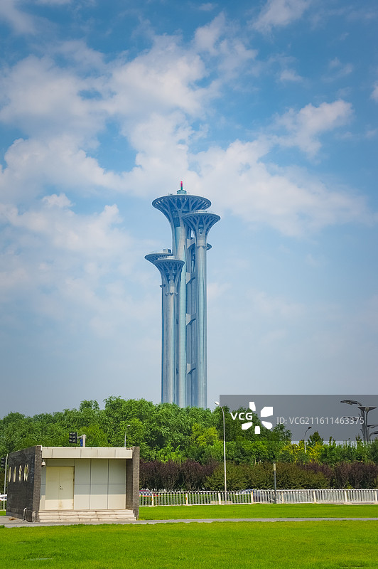 北京奥林匹克塔地标建筑图片素材
