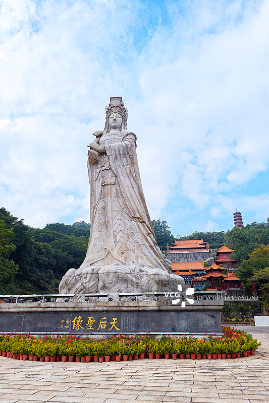 中国广东广州南沙大角山东南麓天后宫 国家AAAA级景区图片素材