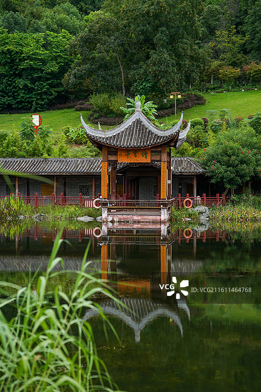 四川资阳凤岭公园美景图片素材