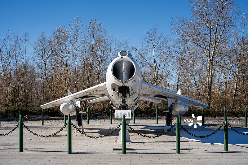 世界反法西斯战争海拉尔纪念园歼六战斗机图片素材