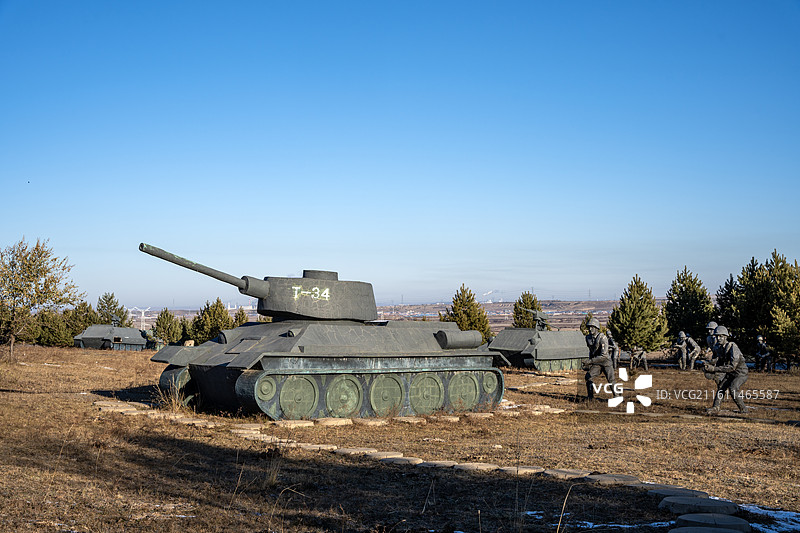 世界反法西斯战争海拉尔纪念园图片素材