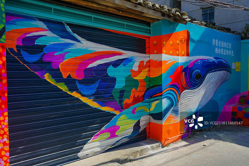 广东省深圳市龙岗区，龙岗怪楼图片素材